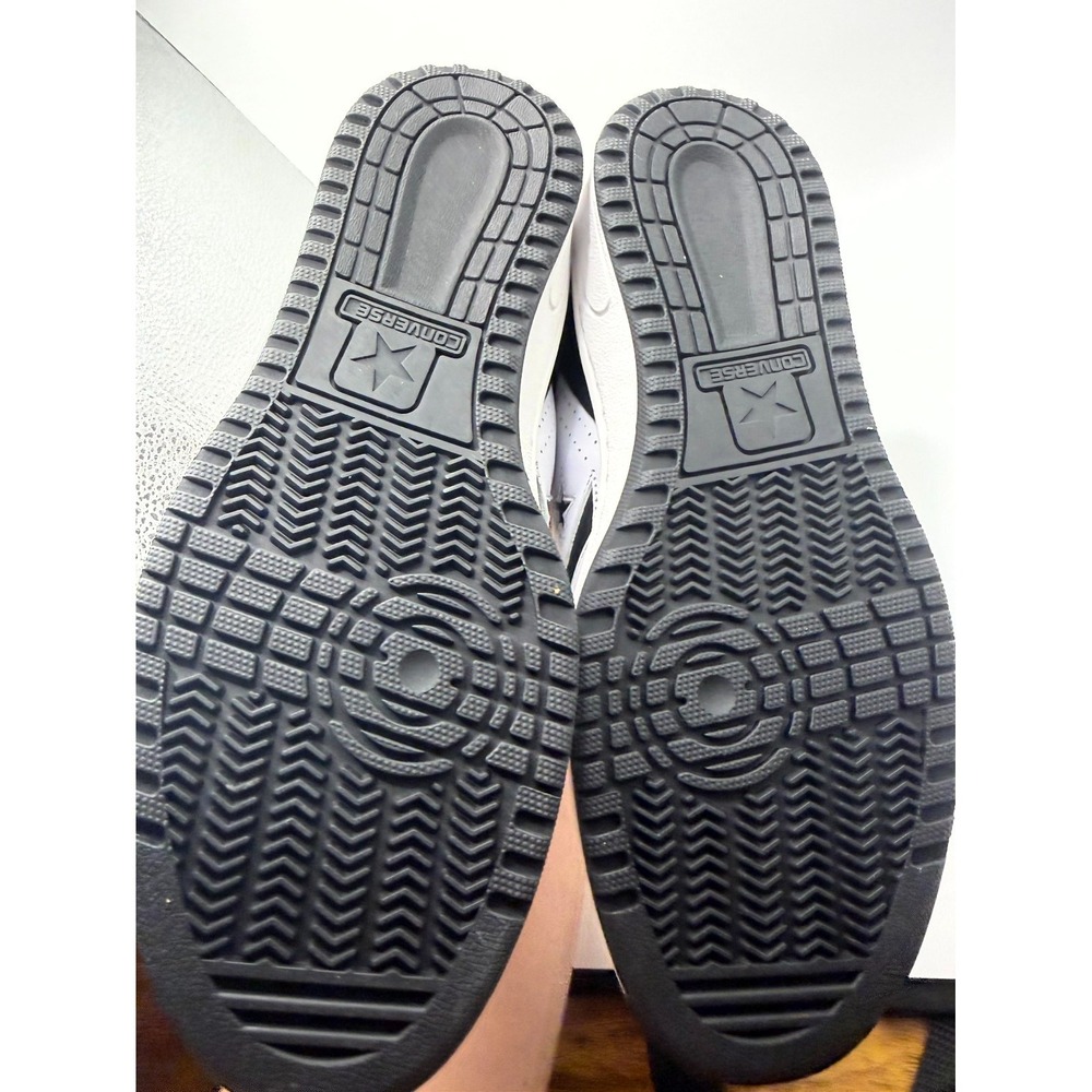 Converse Weapon A10203C Mens 10 Sneaker White Black Leather Skateboard Shoes - Picture 7 of 11